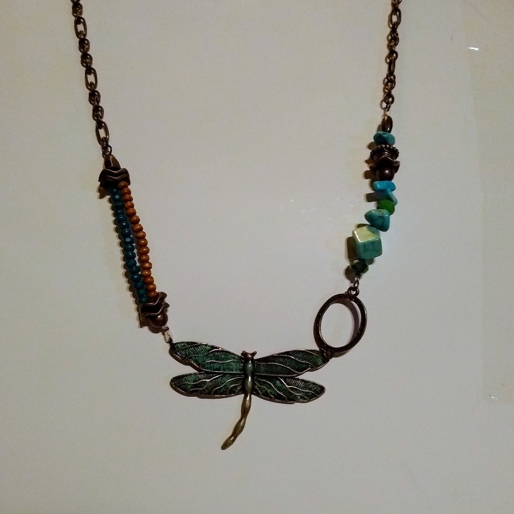 Retro butterfly necklace